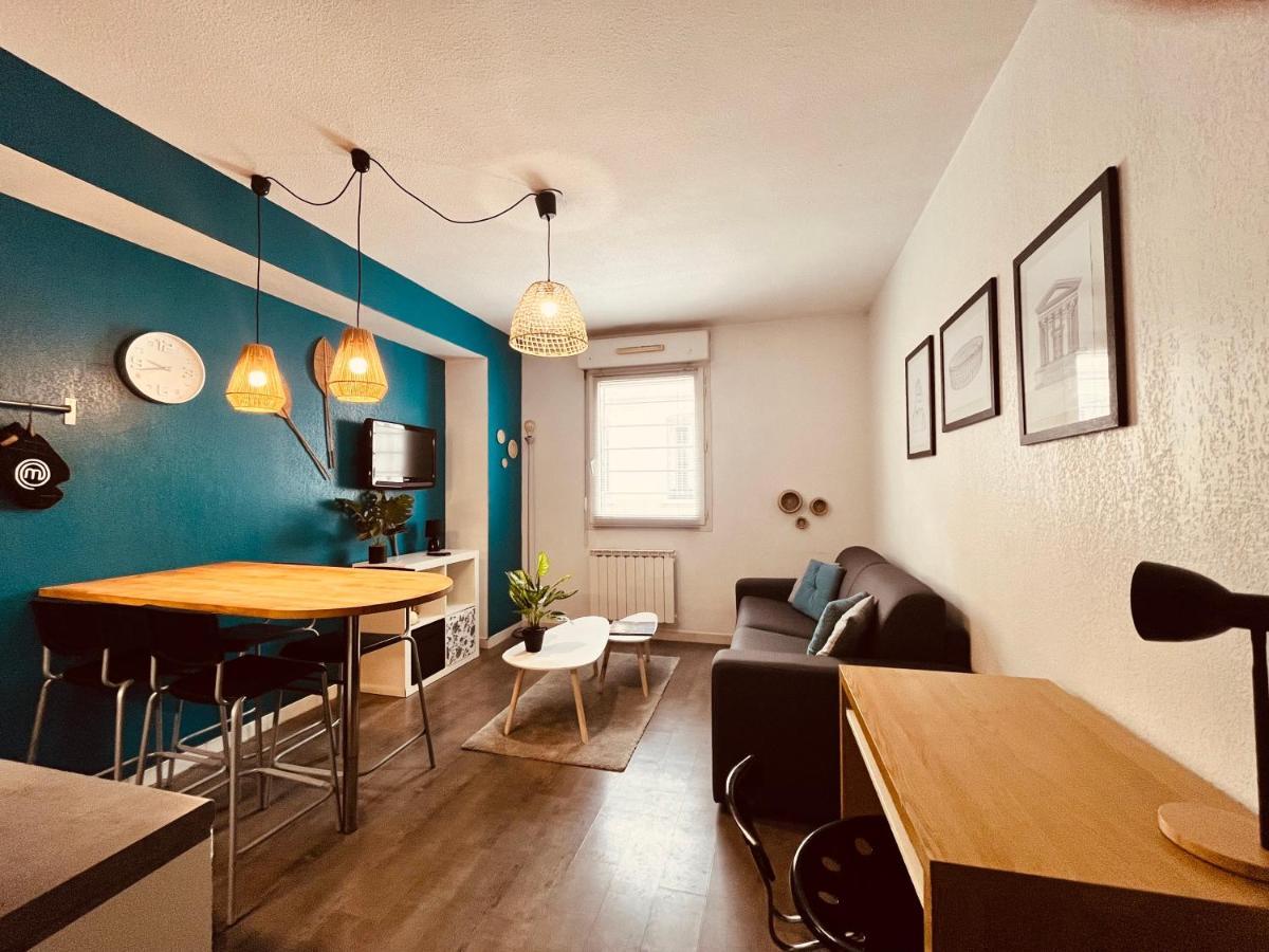 Le Jean-Jaures / Joli Studio Apartment Nimes Bagian luar foto