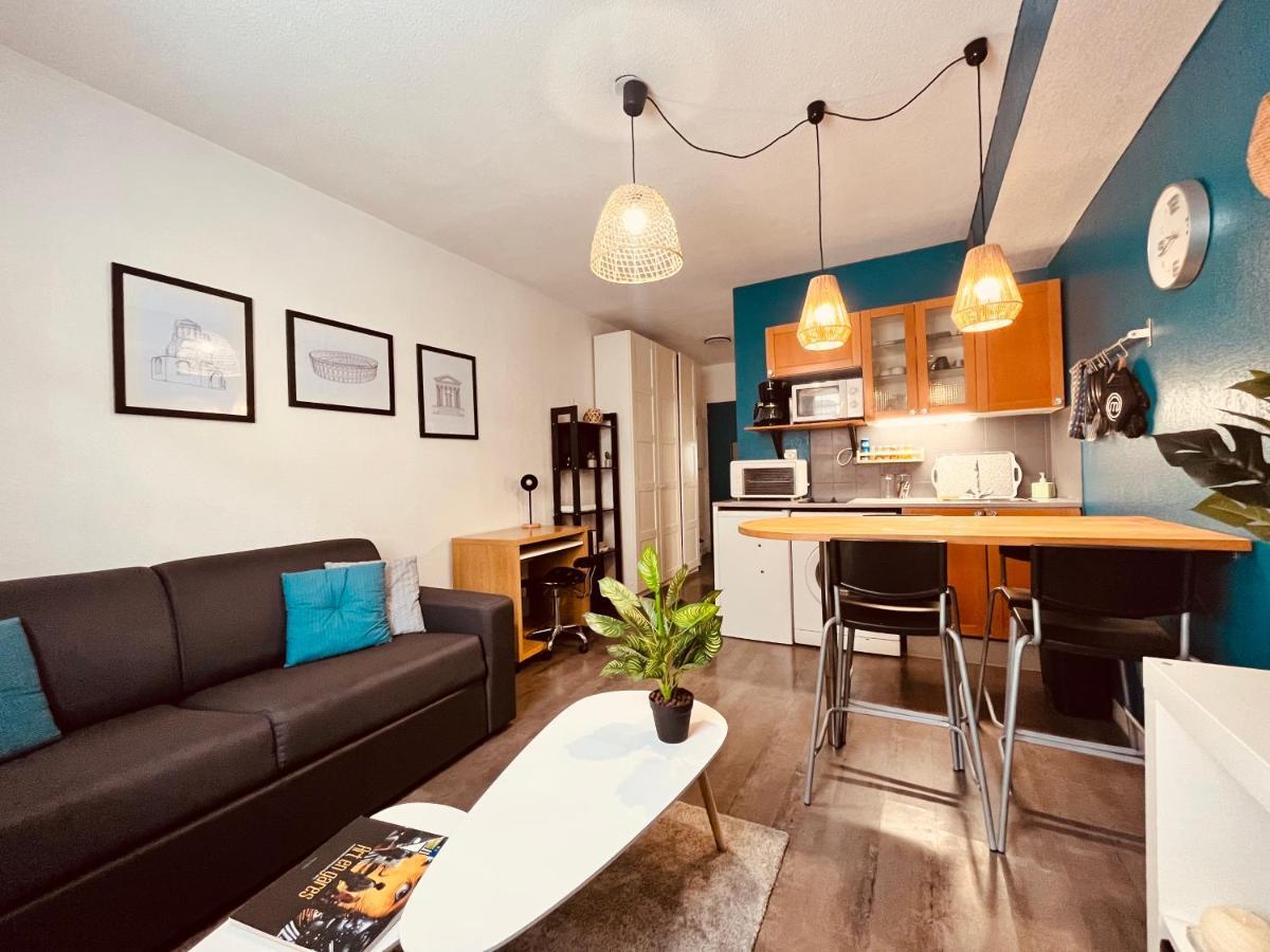 Le Jean-Jaures / Joli Studio Apartment Nimes Bagian luar foto